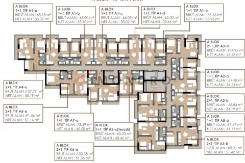 Продажа квартиры в Кягытхане, Стамбуле, Турция 1+1, 68м2, №192565 – фото 9