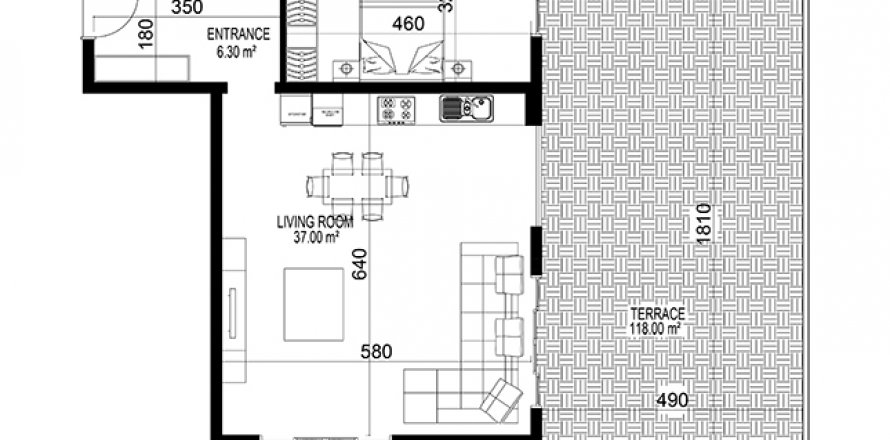 2+1 Leilighet i Yekta Kingdom Premium, Mahmutlar, Antalya, Tyrkia Nr. 72707