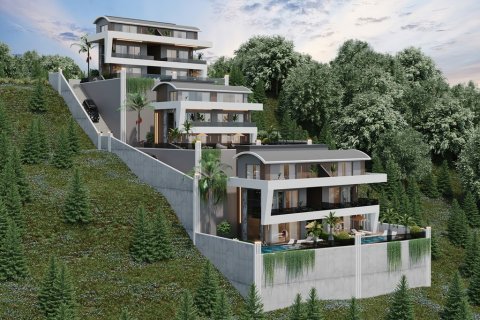 3+1 Villa  i Alanya, Antalya, Turkiet Nr. 172766 - 2