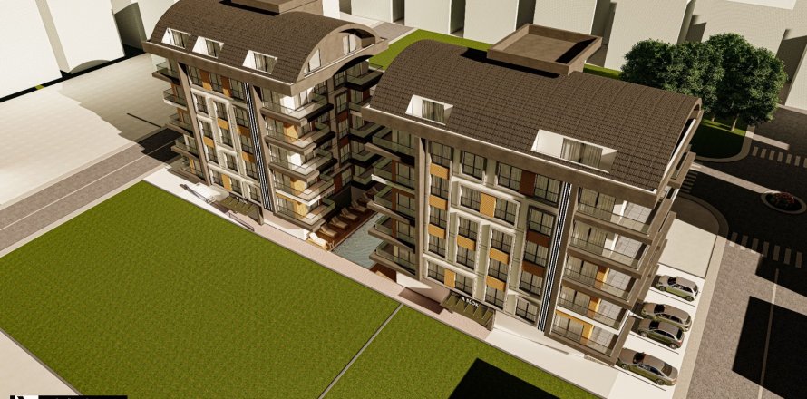 2+1 Lejlighed  i Alanya, Antalya, Tyrkiet Nr. 172732