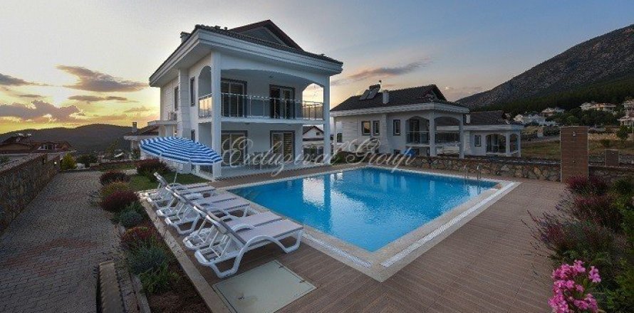 3+1 Villa  i Fethiye, Mugla, Tyrkiet Nr. 179203