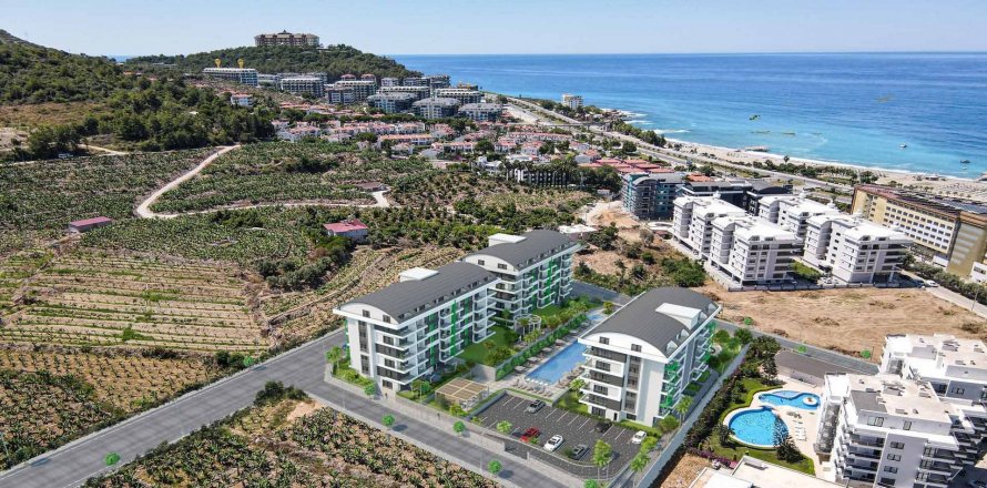 2+1 Takleilighet i Konak Homes 2, Kargicak, Alanya, Antalya, Tyrkia Nr. 164524