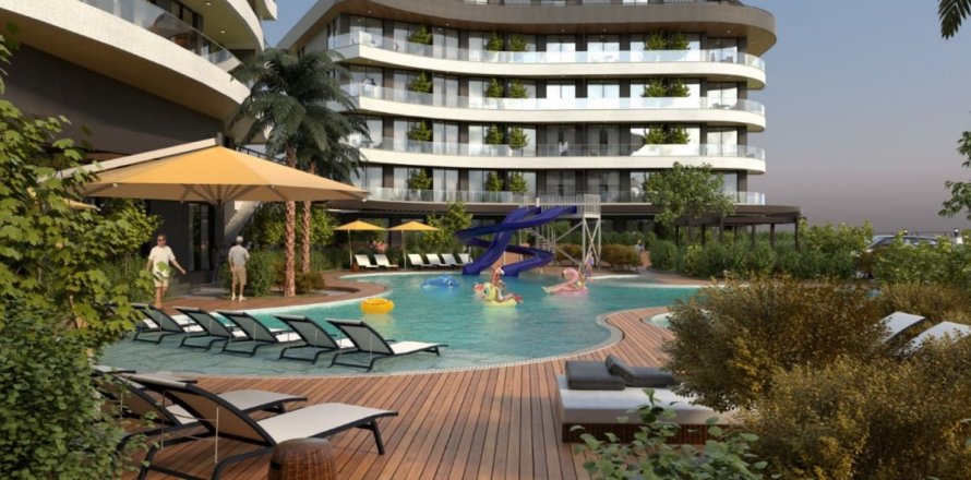 1+1 Leilighet i Alanya, Antalya, Tyrkia Nr. 185859
