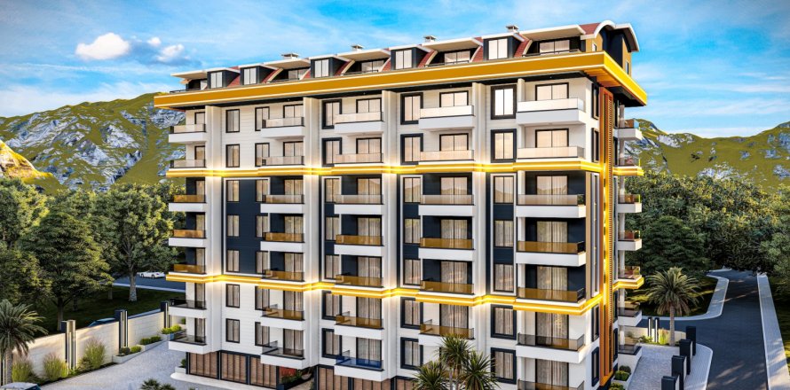2+1 Penthouse i Gazipasa, Antalya, Tyrkiet Nr. 168978