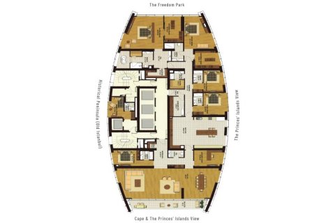 آپارتمان در Kadikoy،  Istanbul ، ترکیه 223 متر مربع.  شماره 165912 - 24