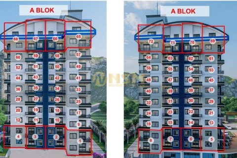 1+1 Wohnung  in Alanya, Antalya, Türkei Nr. 179677 - 8
