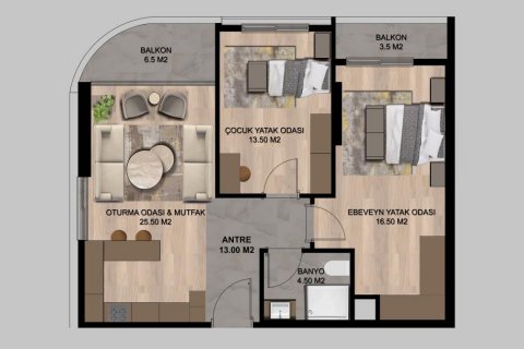 Apartment for sale in Mersin, Turkey, 120m2, No. 185992 – photo 22
