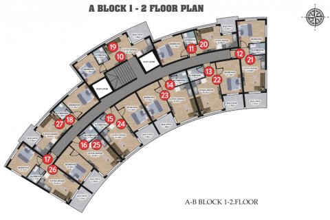 Apartment for sale in Alanya, Antalya, Turkey, 55m2, No. 186249 – photo 23