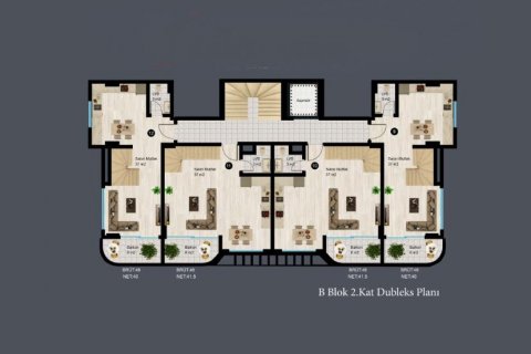 Продажа квартиры  в Аланье, Анталье, Турция 2 комн., 49м2, №186245 – фото 27