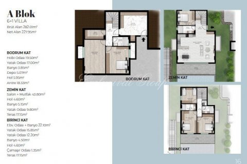 4+1 Villa in Bodrum, Mugla, Türkei Nr. 179267 - 20
