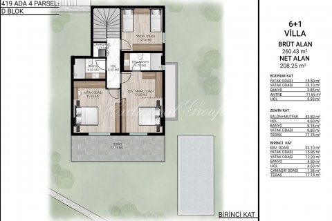 4+1 Villa in Bodrum, Mugla, Türkei Nr. 179267 - 16