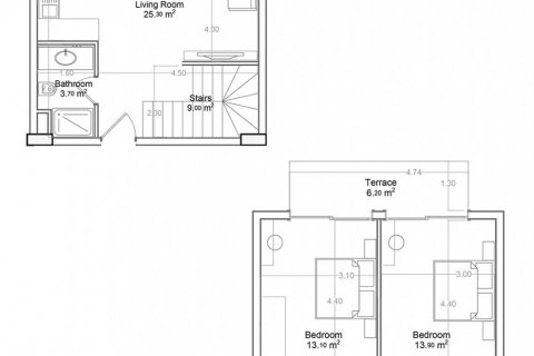 Пентхаус в Yekta Green Life Gazipasa Residence 2+1, Газипаша, Анталья, Турция №160839