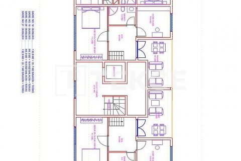 پنت هاس در Alanya ، ترکیه 3 خوابه ، 116 متر مربع. شماره 159250 - 16