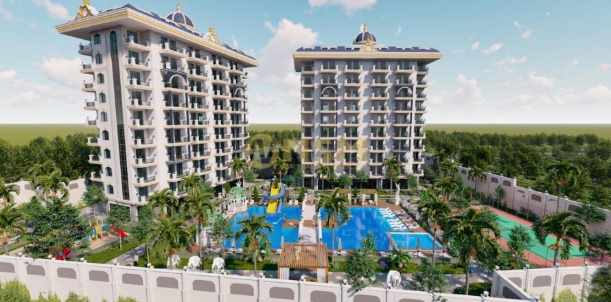 1+1 Leilighet  i Alanya, Antalya, Tyrkia Nr. 179702