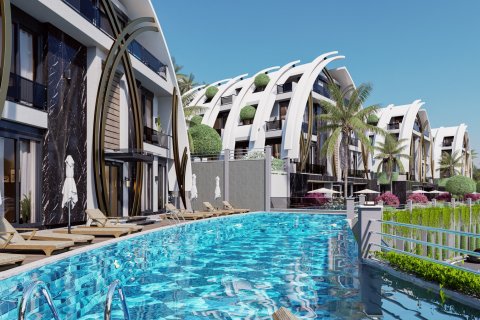 1+1 Lejlighed  i Alanya, Antalya, Tyrkiet Nr. 179823 - 24