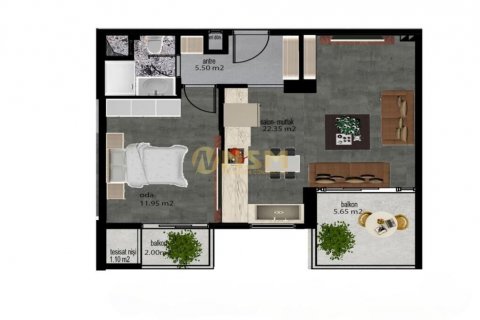 1+1 Wohnung  in Mersin, Türkei Nr. 179726 - 13