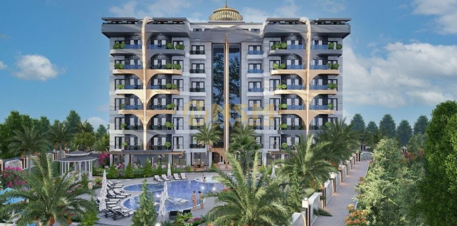 Daire  1+1  Alanya, Antalya, Türkiye №179765