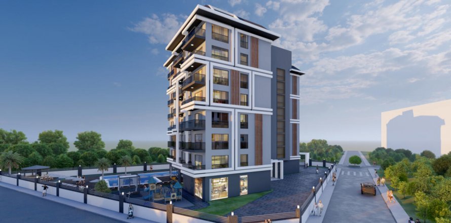 1+1 Lejlighed i Alanya, Antalya, Tyrkiet Nr. 179660