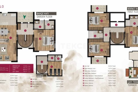 5+1 Villa i Milas, Mugla, Tyrkiet Nr. 175912 - 23