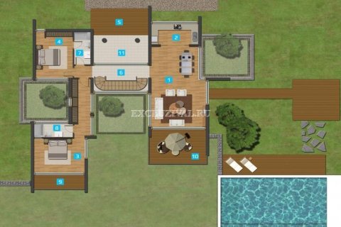 Villa 5+1 Bodrum, Muğla, Türkiye №178621 - 7