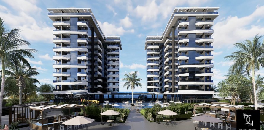 1+1 Lejlighed i Alanya, Antalya, Tyrkiet Nr. 185730