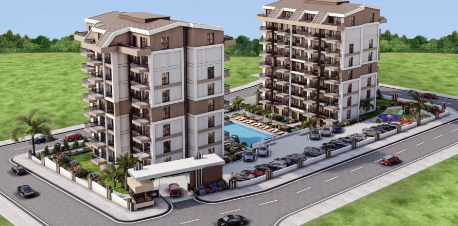 1+1 Lägenhet i Gazipasa, Antalya, Turkiet Nr. 179985