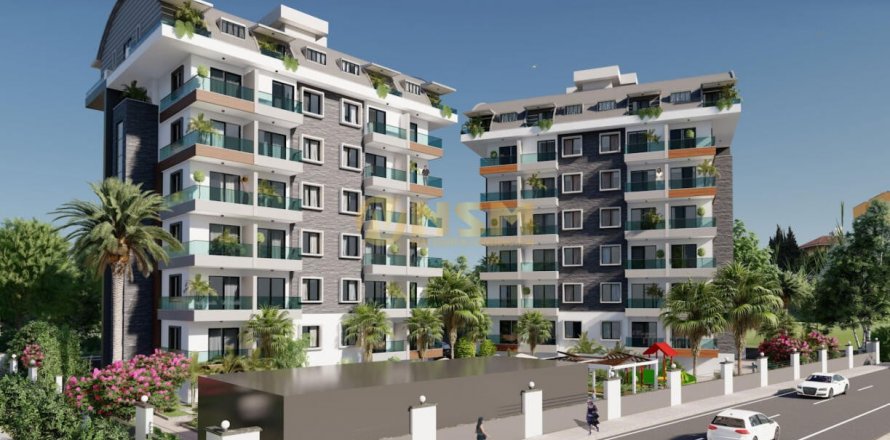 1+1 Lägenhet  i Alanya, Antalya, Turkiet Nr. 179740