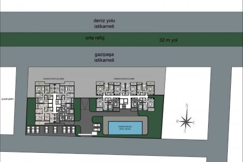 Daire  1+1  Gazipaşa, Antalya, Türkiye №180059 - 30