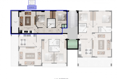 Apartment for sale  in Avsallar, Antalya, Turkey, 1 bedroom, 78m2, No. 179983 – photo 2