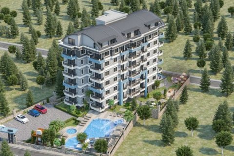 Квартира  1+1 в Демирташе, Аланья, Анталья, Турция №180037