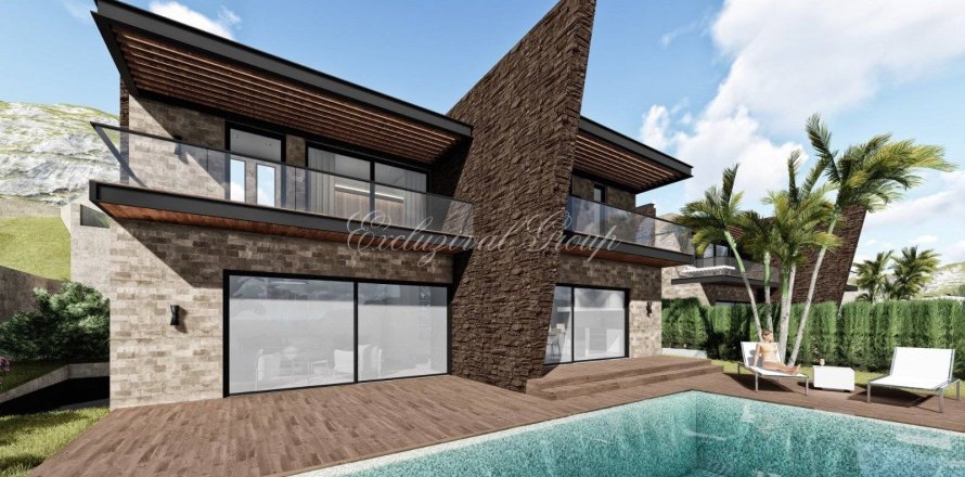 6+1 Villa  i Bodrum, Mugla, Turkiet Nr. 179002