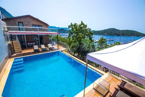 4+1 Villa  i Kas, Antalya, Tyrkia Nr. 178994 - 5