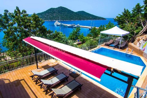 4+1 Villa  i Kas, Antalya, Tyrkia Nr. 178994 - 23