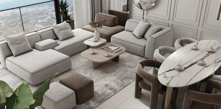 2+1 Lejlighed i Ozdence Hill Luxury Residence, Kargicak, Alanya, Antalya, Tyrkiet Nr. 164908