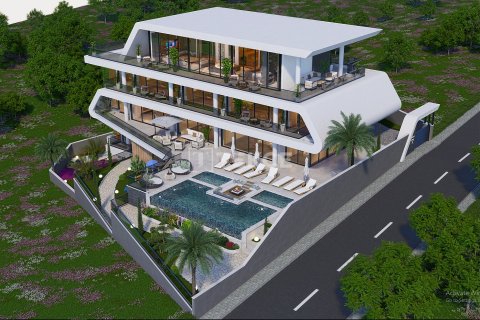 6+2 Villa i Alanya, Antalya, Turkiet Nr. 178014 - 2