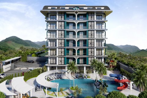 1+1 Lägenhet  i Alanya, Antalya, Turkiet Nr. 181696