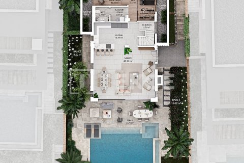 5+1 Villa i Bodrum, Mugla, Tyrkia Nr. 178322 - 19