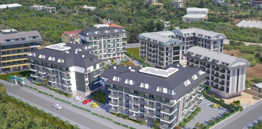1+1 Lägenhet i Olive Resort, Alanya, Antalya, Turkiet Nr. 164831