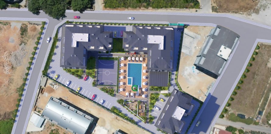 Daire Olive Resort 1+1, Alanya, Antalya, Türkiye №164830