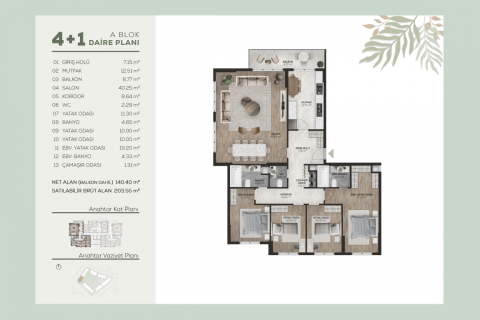 Lejlighed  i Basaksehir, Istanbul, Tyrkiet Nr. 176765 - 28
