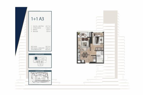 Apartment for sale in Bagcilar, Istanbul, Turkey, 66m2, No. 176762 – photo 15