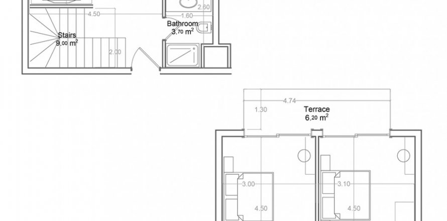 2+1 Takvåning i Yekta Green Life Gazipasa Residence, Gazipasa, Antalya, Turkiet Nr. 160789