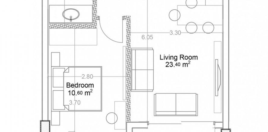 Квартира в Yekta Green Life Gazipasa Residence 1+1, Газипаша, Анталья, Турция №160784