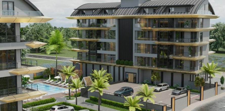 Leilighet i Kargicak, Alanya, Antalya, Tyrkia Nr. 180874