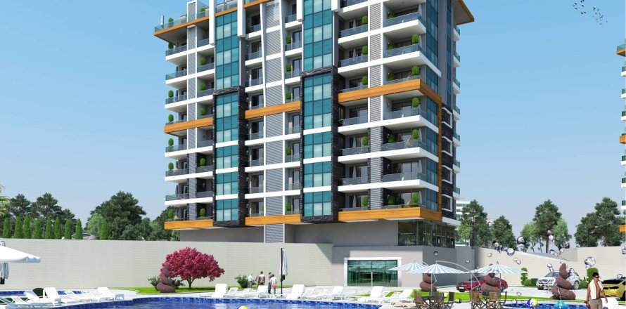 1+1 Lägenhet i Alanya, Antalya, Turkiet Nr. 185740