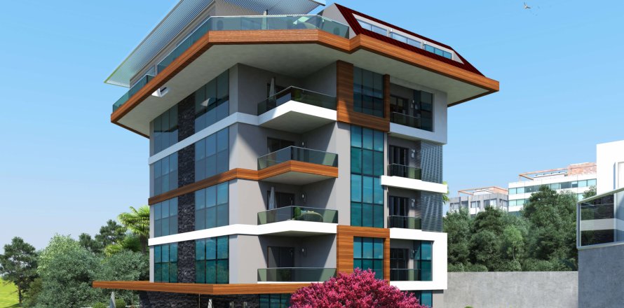 1+1 Lägenhet i Alanya, Antalya, Turkiet Nr. 185739