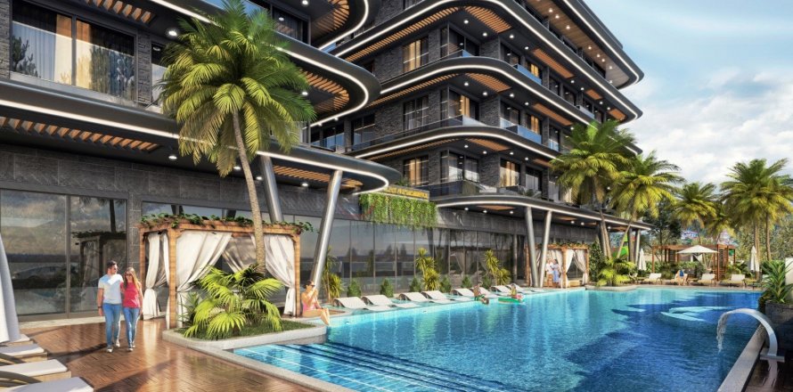 1+1 Apartment in Alanya, Antalya, Turkey No. 211458