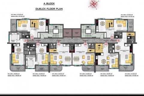 1+1 Lejlighed i Alanya, Antalya, Tyrkiet Nr. 193634 - 27
