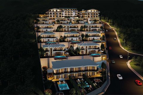 1+1 Villa  i Alanya, Antalya, Turkiet Nr. 183824 - 3
