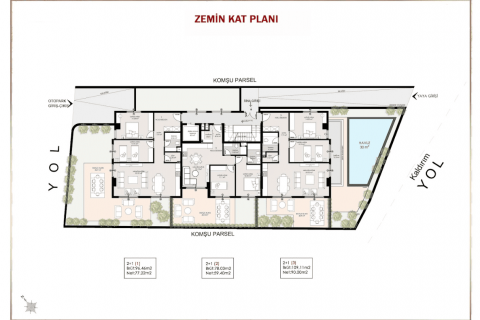 2+1 Lägenhet i Oba, Antalya, Turkiet Nr. 183825 - 18
